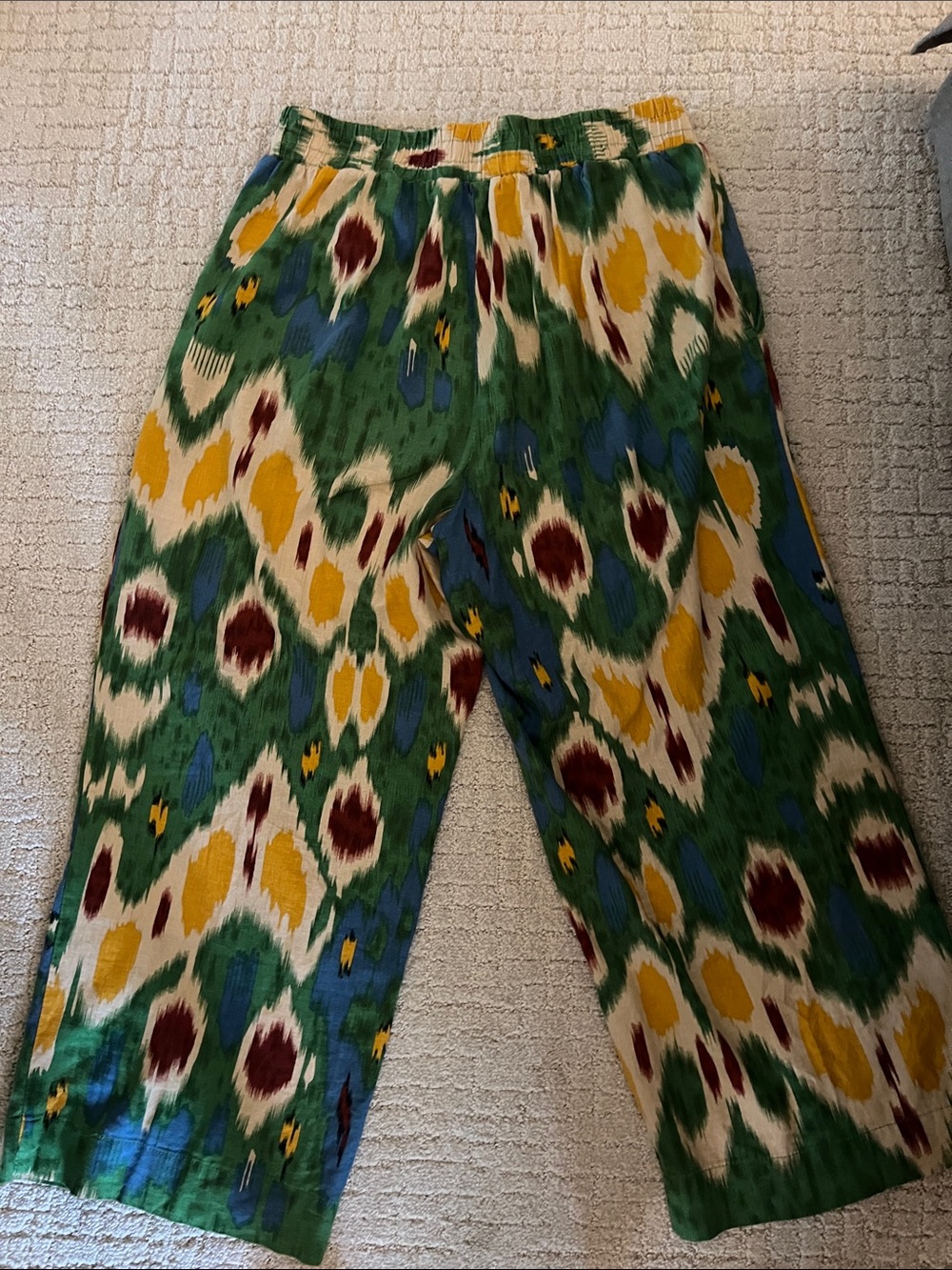 Christian Siriano Multi-Color Smocked Waist Skirt